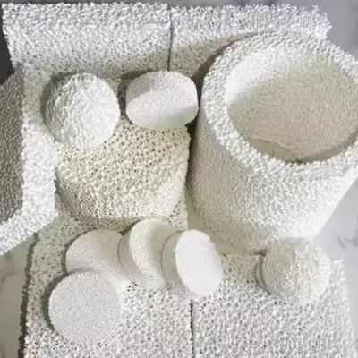 맞춤형 디자인 알루미나 폼 세라믹 필터 플레이트 가스팅 세라믹 폼 필터 블록