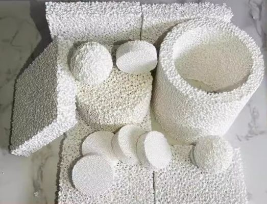 0.01mm Molding Ceramic Foam Filter for Aluminum Foundry in Any Form 알루미늄 발사소 어떤 형태로든