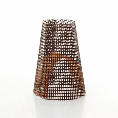 길이를 맞춤화 고 실리카 유리 섬유  Mesh 필터 캡 필트레이션에서 슬래그 막기
