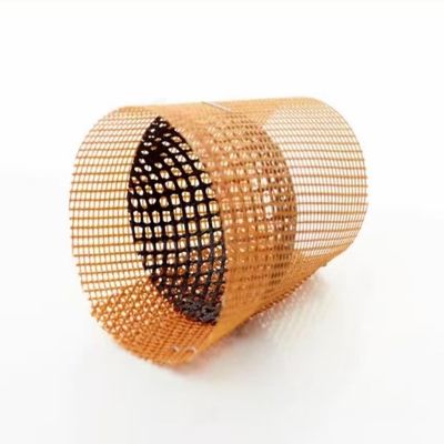 사용자 정의 크기의 액체 필터 캡 0.35-0.5mm를 위한 유리 섬유  Mesh Casting Strainer