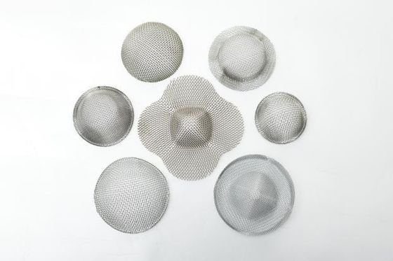 사용자 정의 크기의 액체 필터 캡 0.35-0.5mm를 위한 유리 섬유  Mesh Casting Strainer