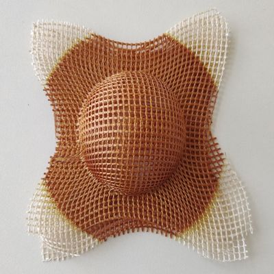 높은 필터 등급 정밀 필터링을 위한 엮은 와이어 메시 필터 캡