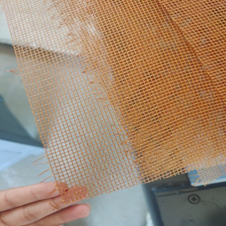 맞춤형 0.35-0.5mm 두께 방화 필터 유리 유리섬유  Mesh 필터